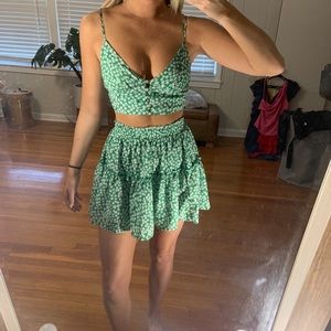 Two Piece Floral Set